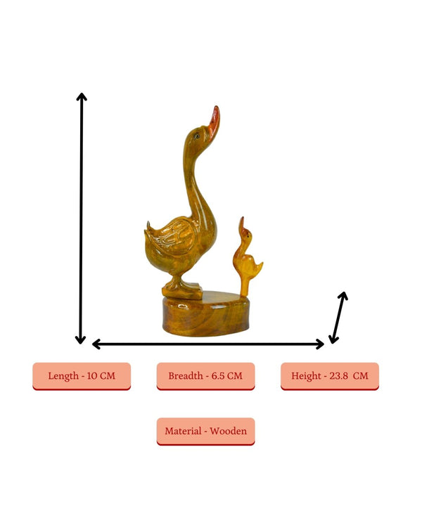 Sowpeace Wooden Duck Set: Artisan Home Decor Accent — image 4