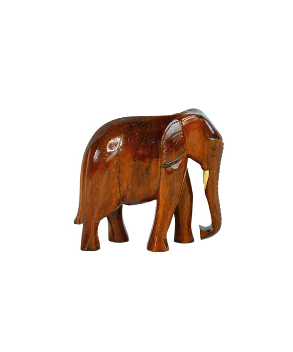 Sowpeace Wooden Elephant: Artisan Tabletop Decor Masterpiece — image 7