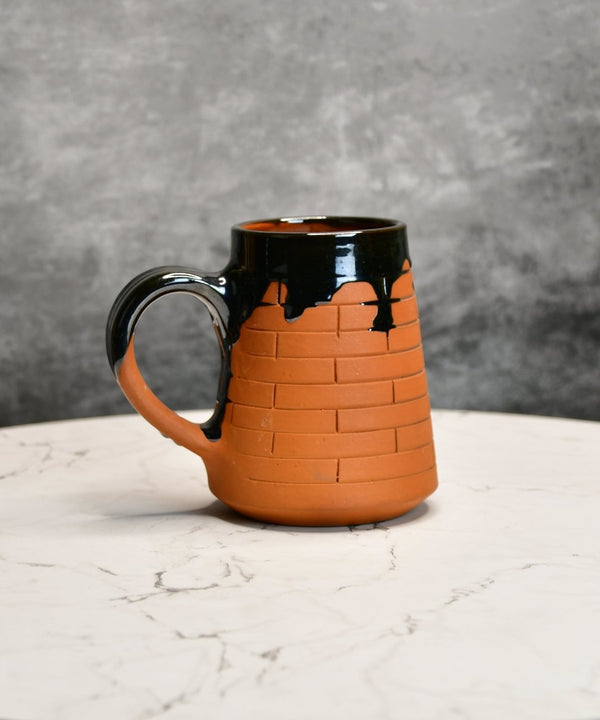 Terracotta Beer Mug: Stylish Home Decor and Kitchenware — main view