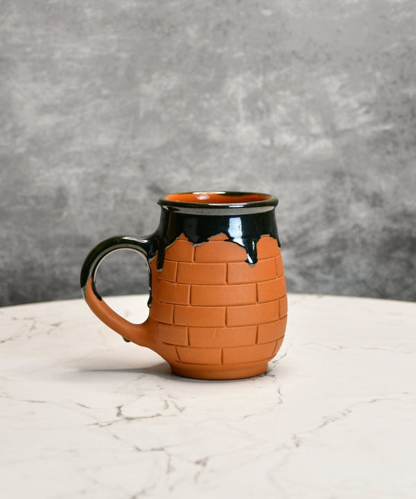 Terracotta Coffee Mug: Artful Fusion for Home and Kitchen — image 2