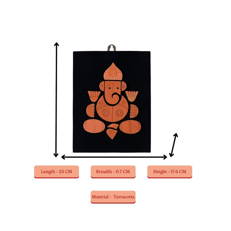 Terracotta Ganesh: Artisan Home Decor Elegance and Serenity – view 4