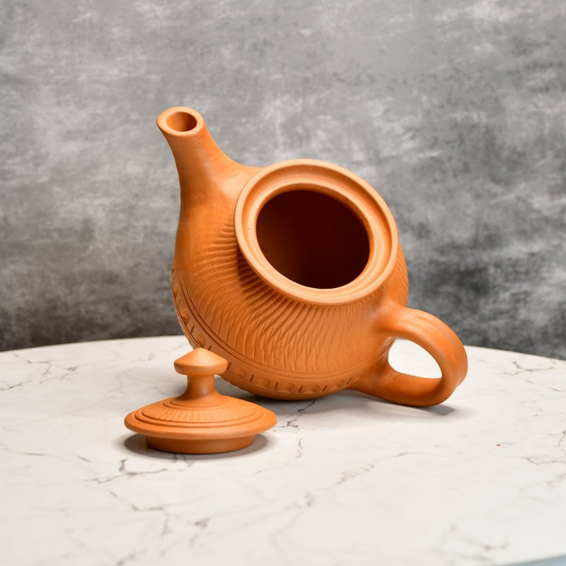 Terracotta Kettle: Artisan Charm for Home and Kitchen – view 7