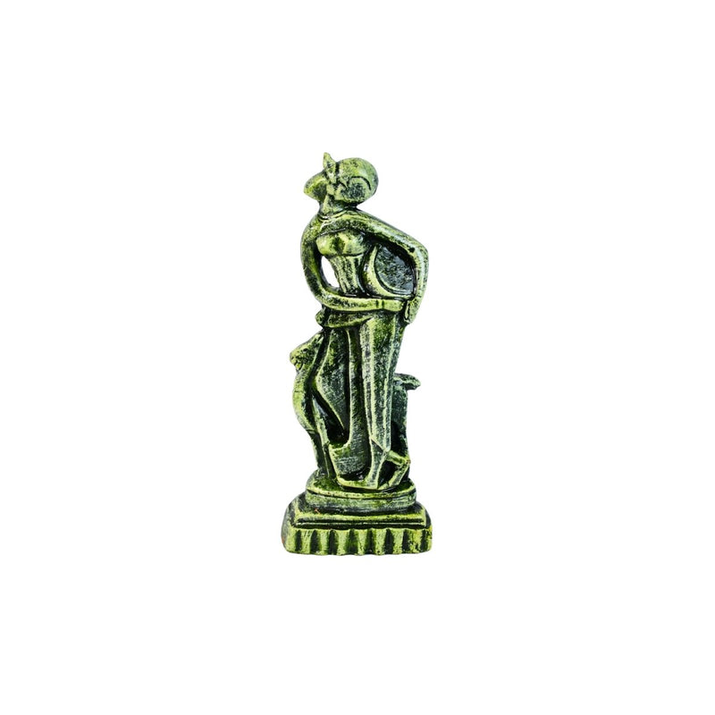 Terracotta Lady with Deer: Artisan Tabletop Home Decor – view 7
