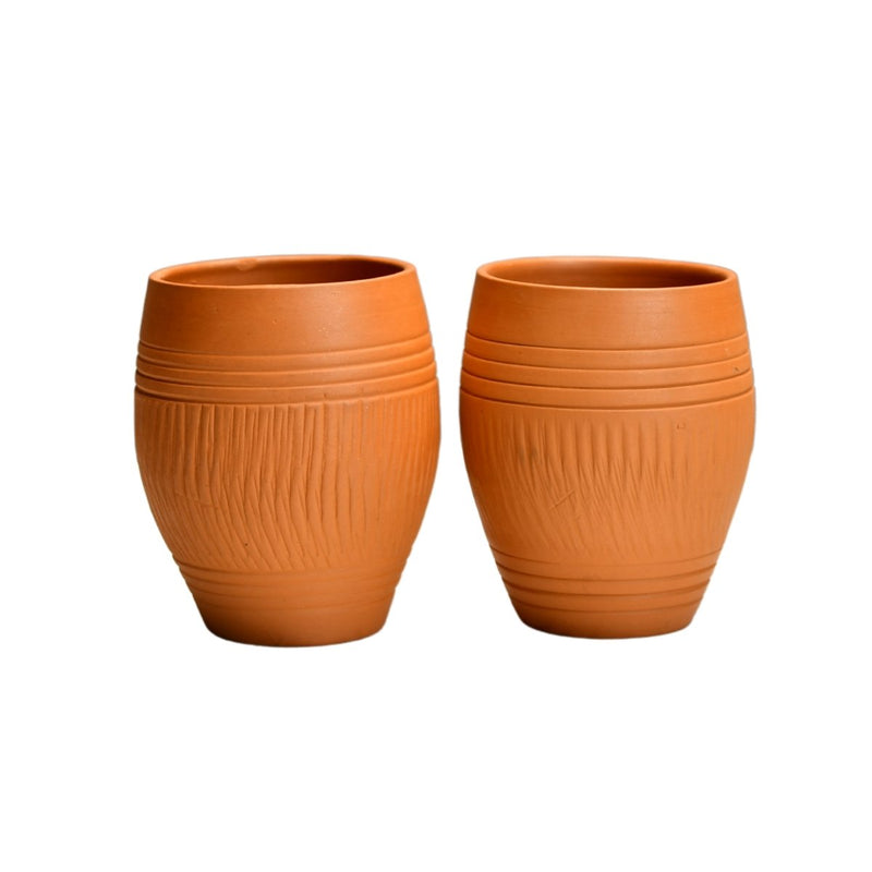 Terracotta Lassi Mug Set: Artisanal Elegance, Functional Design. – view 8