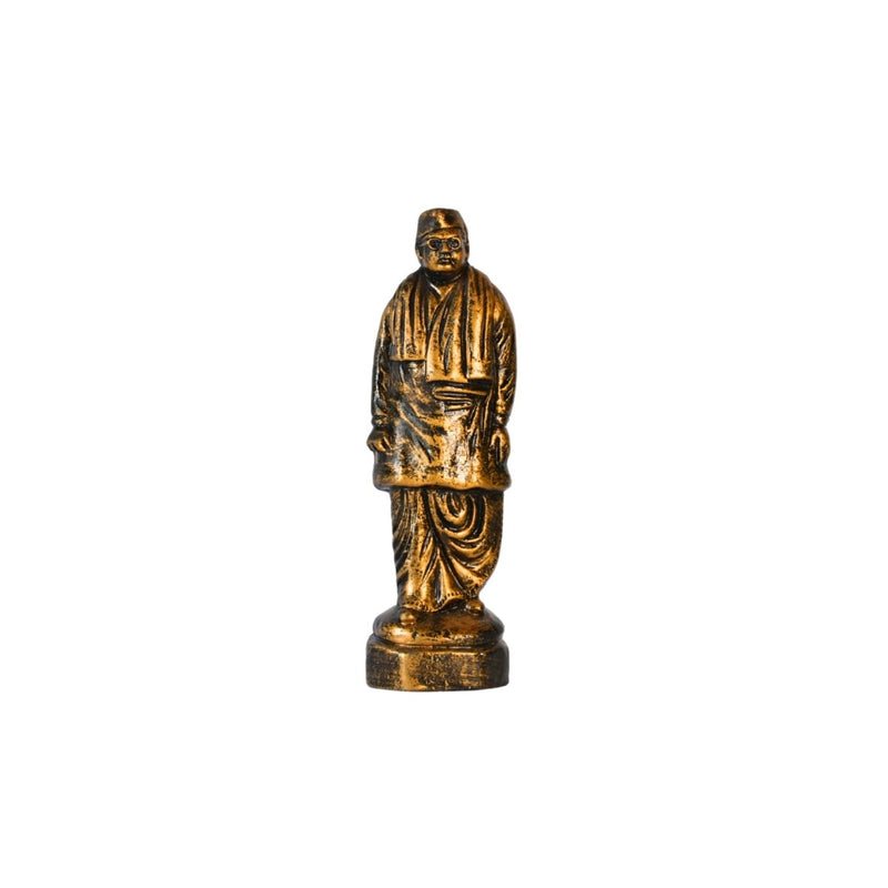 Terracotta Netaji Statue: Artisan-Made Tabletop Decor Masterpiece – view 7