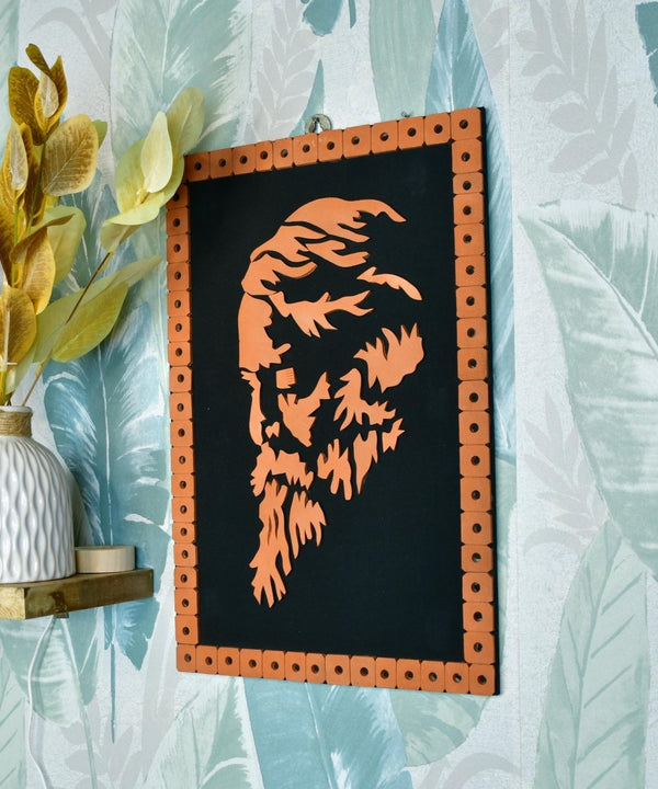 Terracotta Rabindranath Wall Art: Artisan Home Delight — main view