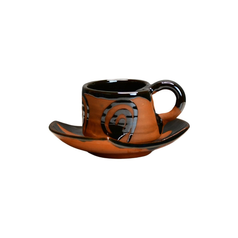 Terracotta Tea Cup Leaf – view 8