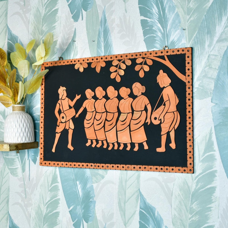 Terracotta Tribal Dance: Artisan Home Decor Elegance and Culture – view 1