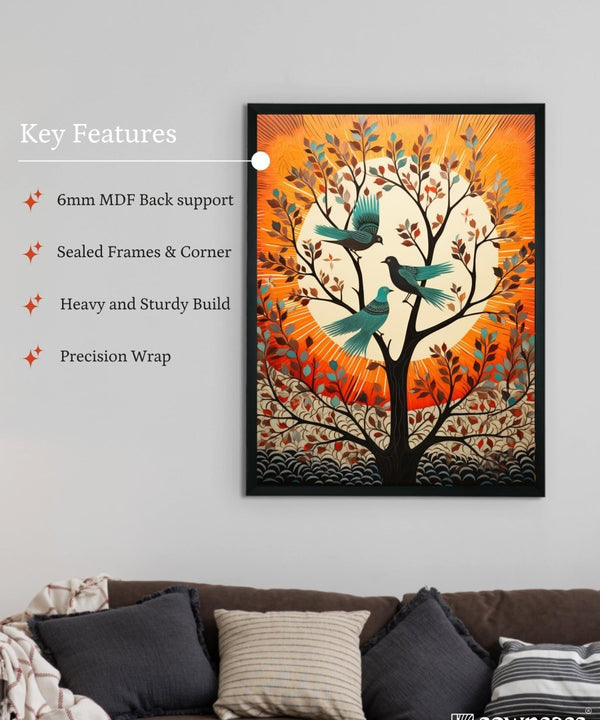 Trio Take Flight: Sowpeace Handcrafted Modern Art – Premium Canvas Prints for Stylish and Contemporary Home Decoration — image 6