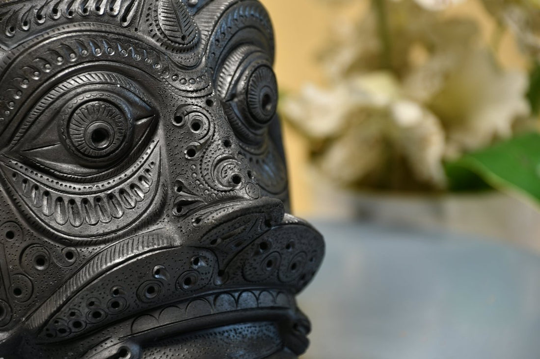 Handcrafted Tribal Terracotta Deity -decor-Sowpeace-Handcrafted Tribal Terracotta Deity-Terr-bter-TT-AWM-Sowpeace