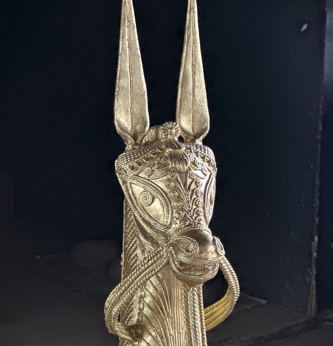 Pair of Majestic Brass Dhokra Horses: Premium Decor -Dhokra-Sowpeace-Pair of Majestic Brass Dhokra Horses: Premium Decor -Dhokra tabletop-Sowpeace-Pair of Majestic Brass Dhokra Horses: Premium Decor-Dok-LMTD-TT-LDHS-Sowpeace-Dok-LMTD-TT-LDHS-Sowpeace