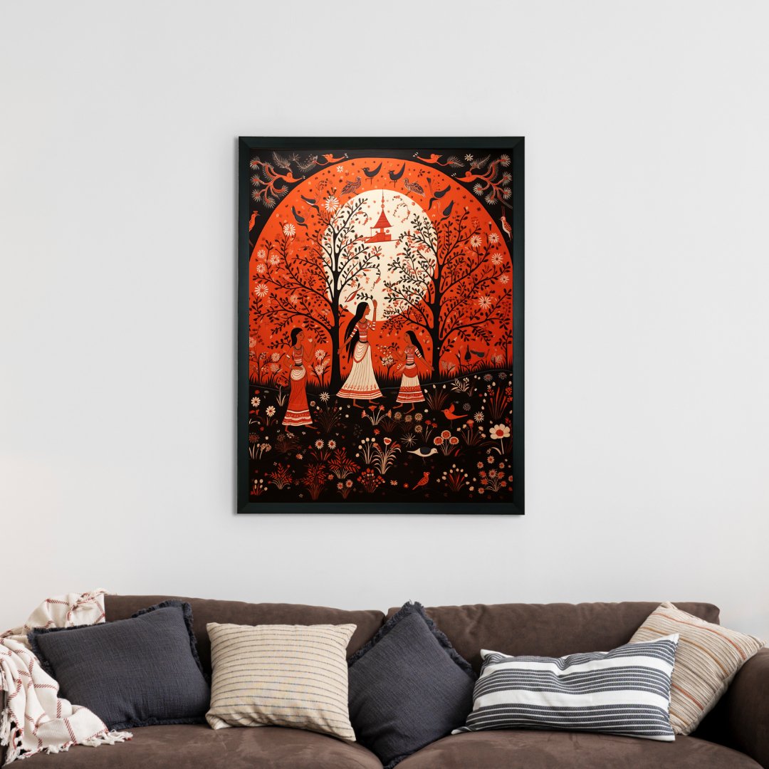 Scenic Trio: Artisan Canvas Wall Decor Masterpiece -Wall painting-Chitran by sowpeace-Scenic Trio: Artisan Canvas Wall Decor Masterpiece-CH-WRT-MTWS-Sowpeace