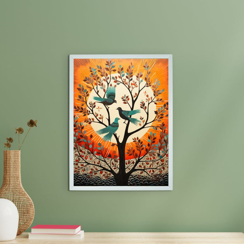 Trio Take Flight: Sowpeace Handcrafted Modern Art – Premium Canvas Prints for Stylish and Contemporary Home Decoration – view 1