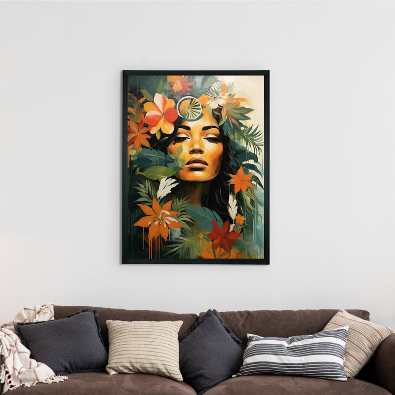 Unwind with Floral Dreams: Sowpeace Handcrafted Canvas Prints – Premium Indian-Inspired Art for Modern and Stylish Interiors – view 2